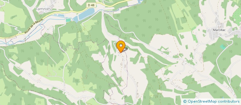 localisation de l'entreprise RC BAT  TAMNIES
