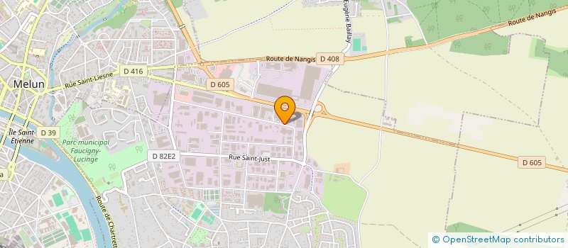 localisation de l'entreprise RC BATIM à VAUX-LE-PENIL