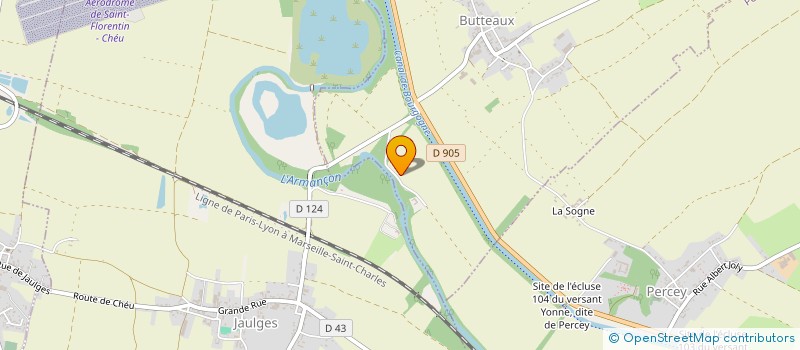 localisation de l'entreprise RC BATIMENT  BUTTEAUX