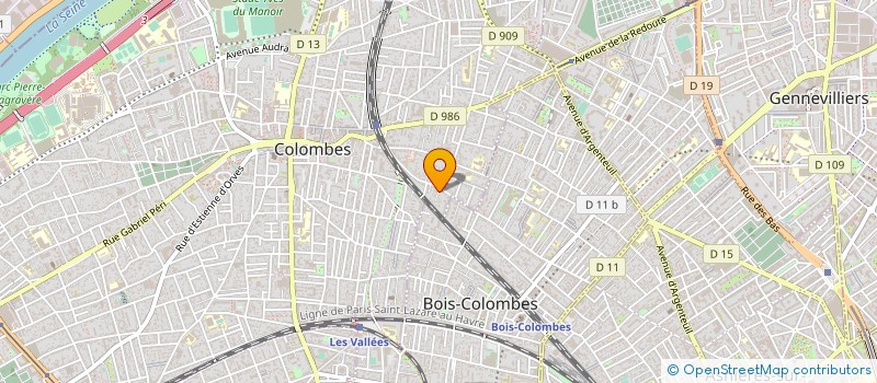 localisation de l'entreprise RC BAUDOUIN à COLOMBES