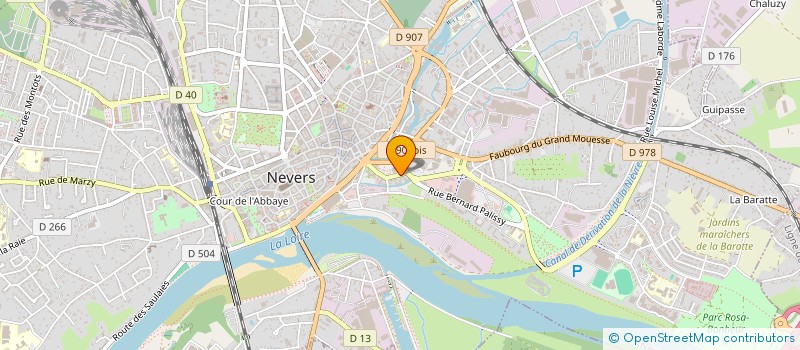 localisation de l'entreprise RC BODY HARMONY à NEVERS