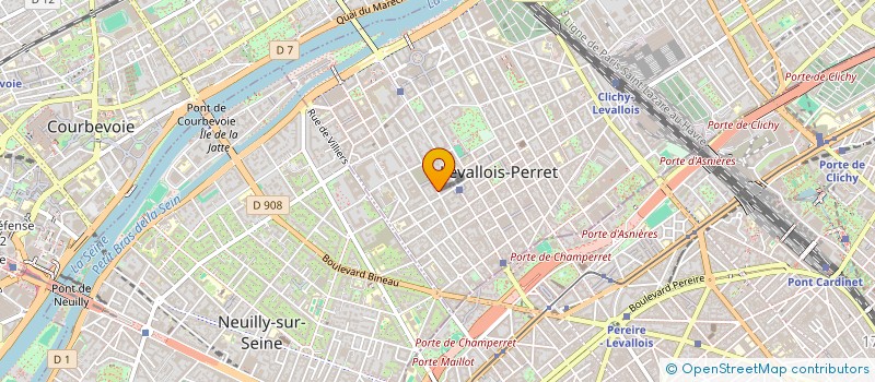 localisation de l'entreprise RC CAPITAL PARTNERS à LEVALLOIS-PERRET