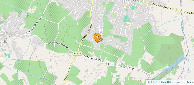 localisation de l'entreprise RC CAPITAL PATRIMOINE  SAINT-LOUBES