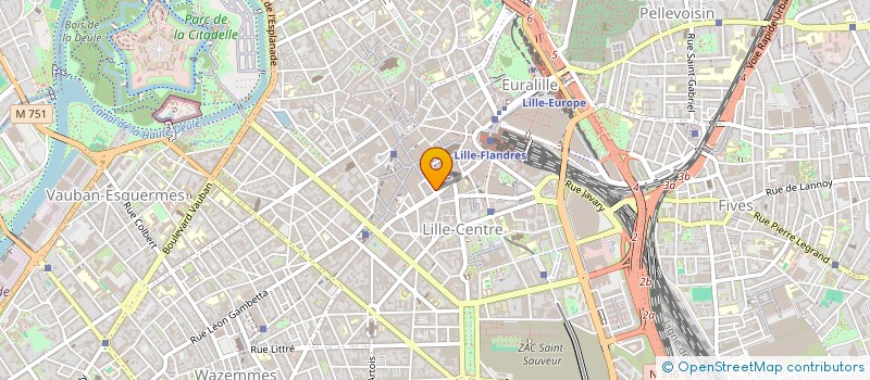 localisation de l'entreprise RC CHAMPTHE à LILLE