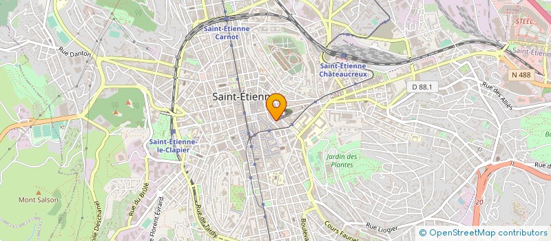 localisation de l'entreprise RC CHANGE-NUMISMATIQUE  SAINT-ETIENNE