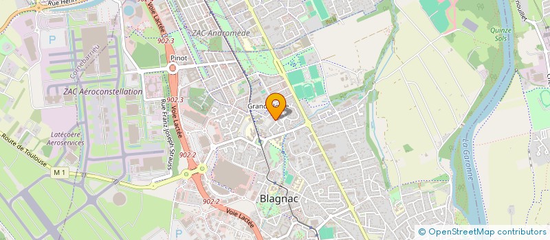 localisation de l'entreprise RC COMPAGNY à BLAGNAC