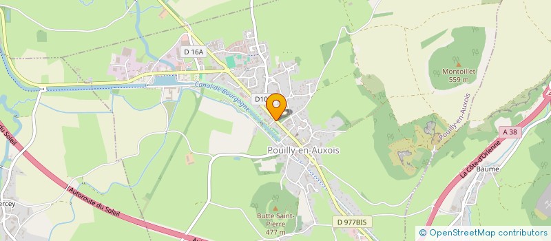 localisation de l'entreprise RC CONCEPT  POUILLY-EN-AUXOIS