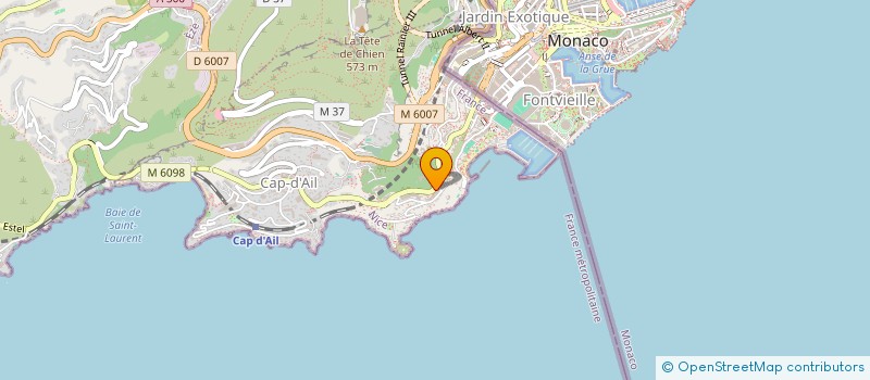 localisation de l'entreprise RC CONCEPTS  CAP-D'AIL