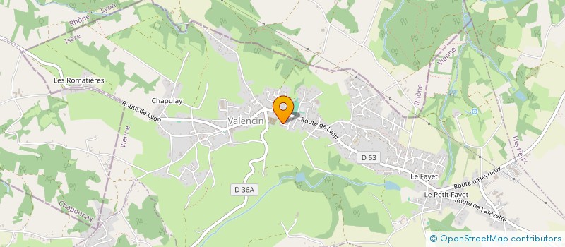 localisation de l'entreprise RC CONSEIL  VALENCIN