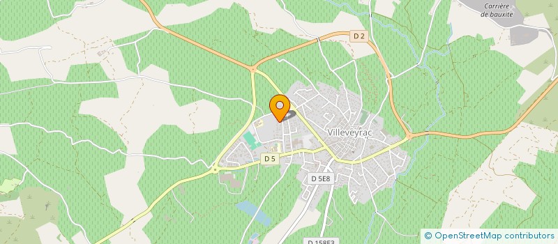 localisation de l'entreprise RC.CONSTELLATION  VILLEVEYRAC