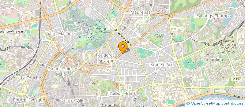 localisation de l'entreprise RC CONSTRUCTION à PARIS