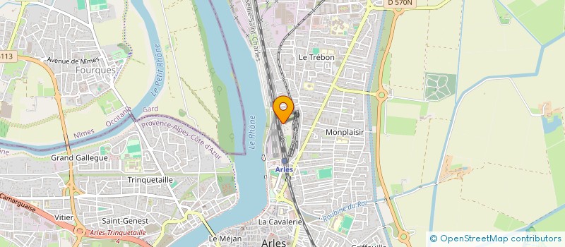 localisation de l'entreprise RC CONSULTANT ET GESTION D ENTREPRISE  ARLES