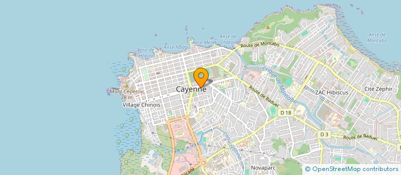 localisation de l'entreprise RC CONSULTING  CAYENNE