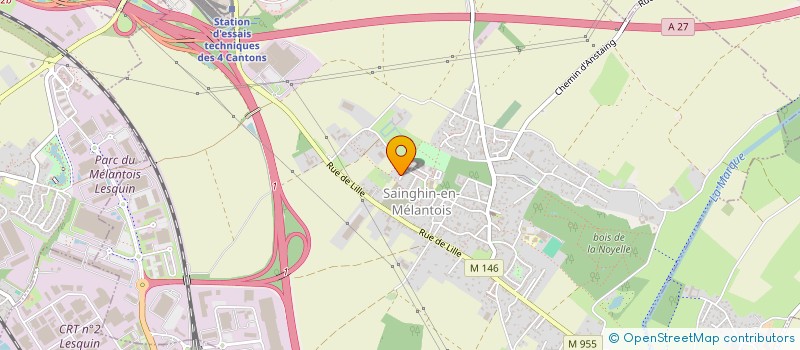 localisation de l'entreprise RC CONSULTING à SAINGHIN-EN-MELANTOIS