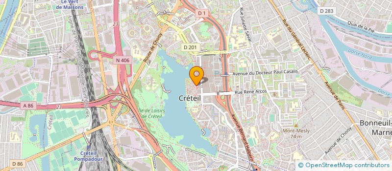 localisation de l'entreprise RC CONSULTING à CRETEIL
