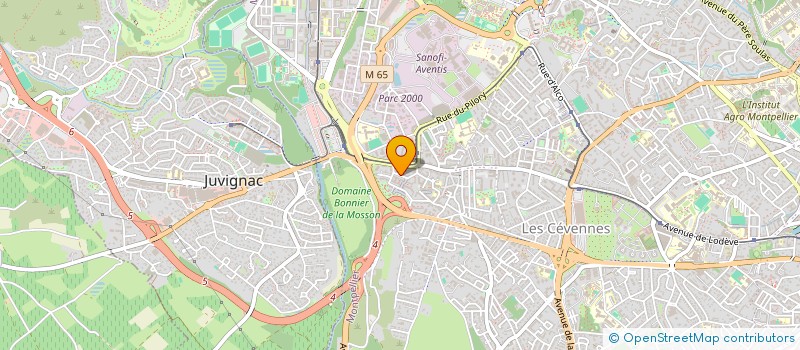localisation de l'entreprise RC CREATION à MONTPELLIER