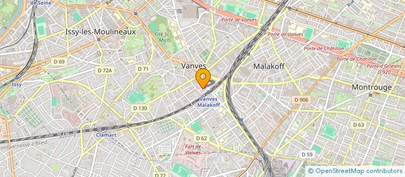 localisation de l'entreprise RC DENTAL à VANVES