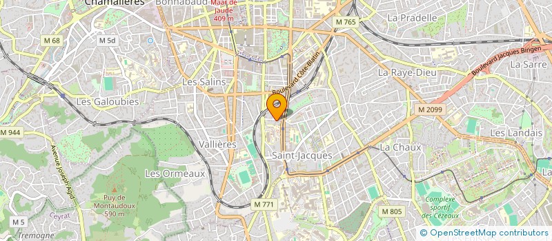 localisation de l'entreprise RC DIFFUSION à CLERMONT-FERRAND