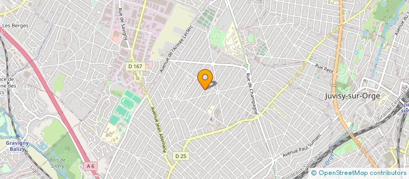 localisation de l'entreprise RC DISTRIBUTION à SAVIGNY-SUR-ORGE