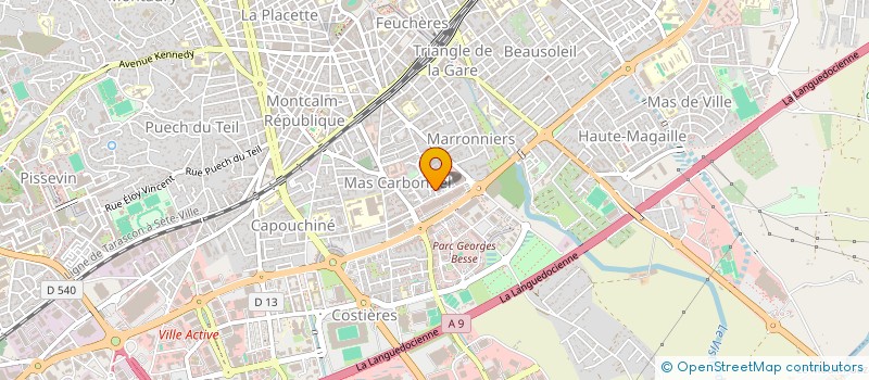 localisation de l'entreprise RC DRAFTING à NIMES