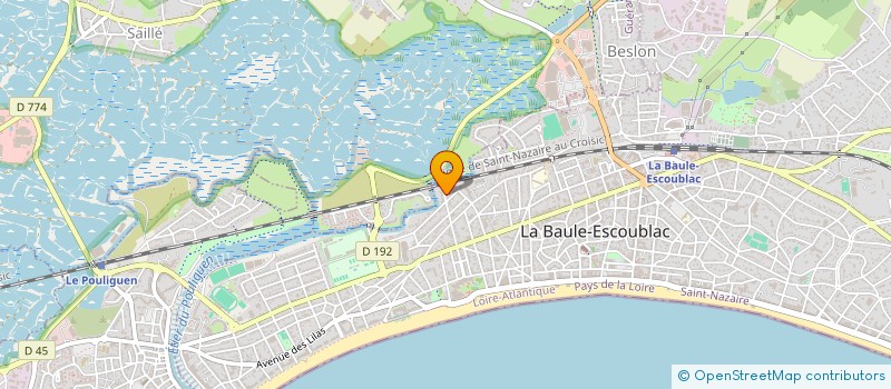 localisation de l'entreprise RC DVPT  LA BAULE-ESCOUBLAC