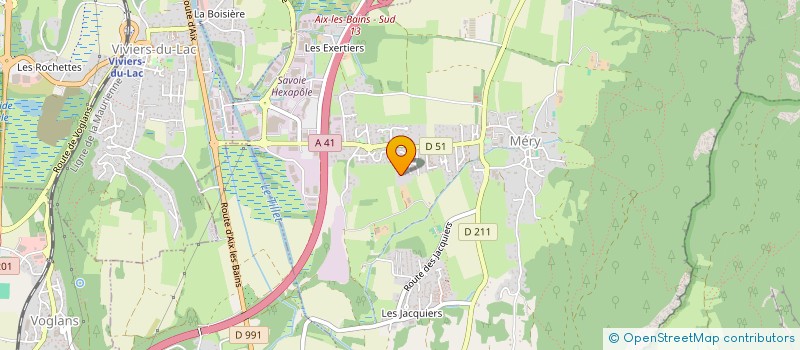 localisation de l'entreprise RC EVENTS à MERY