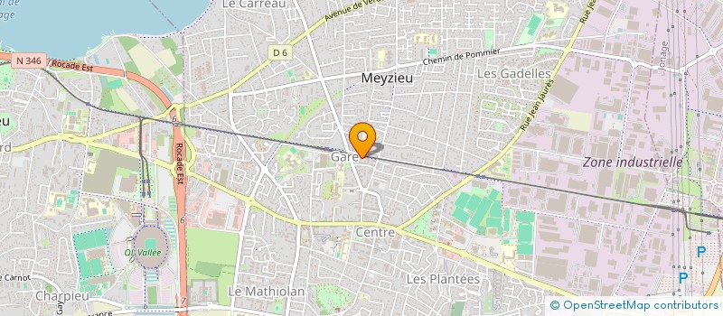 localisation de l'entreprise RC EVOLUTION  MEYZIEU