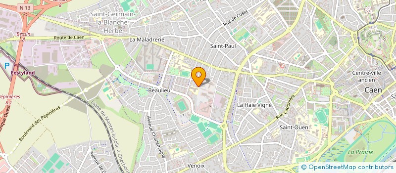 localisation de l'entreprise RC EXPERTISES FORMATION  BLAINVILLE-SUR-ORNE