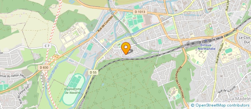 localisation de l'entreprise RC&FAM  EVREUX