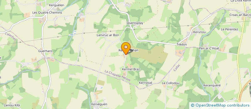 localisation de l'entreprise RC GF 22  CALANHEL