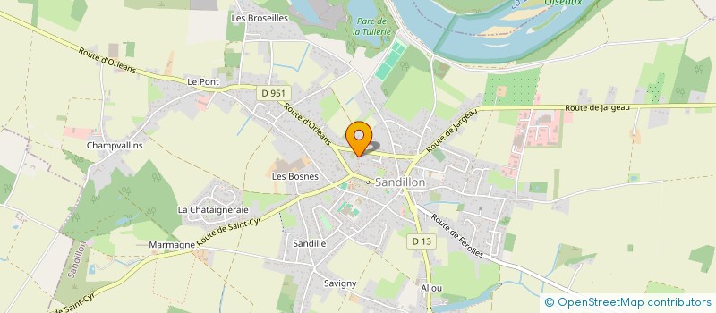 localisation de l'entreprise RC. GROUP à SAINT-DENIS-DE-L'HOTEL