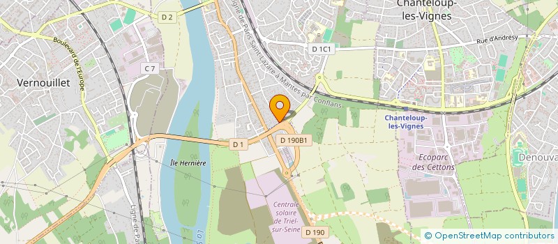 localisation de l'entreprise RC HOLDING  TRIEL-SUR-SEINE