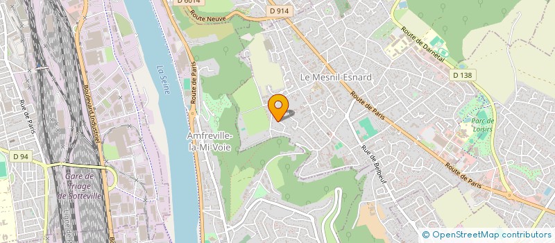 localisation de l'entreprise RC IMMO  LE MESNIL-ESNARD