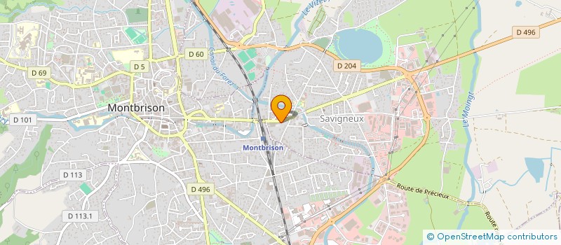 localisation de l'entreprise RC IMMO  SAVIGNEUX