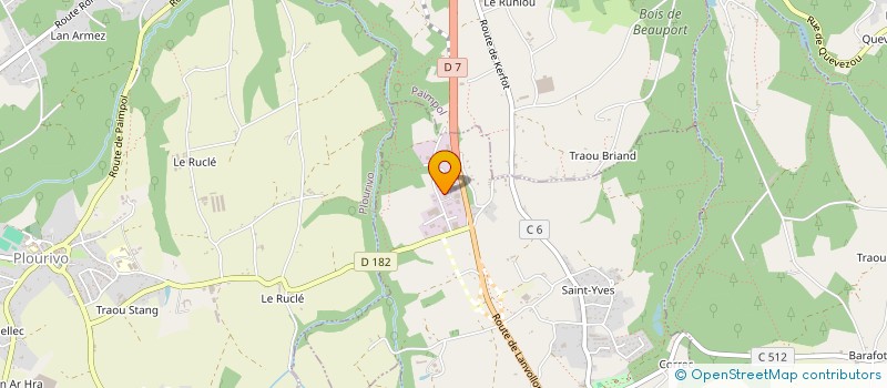 localisation de l'entreprise RC IMMO  KERFOT