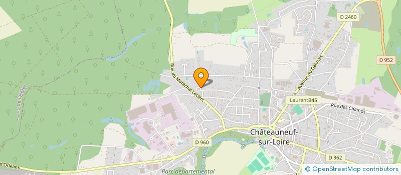 localisation de l'entreprise RC-IMMO  CHATEAUNEUF-SUR-LOIRE