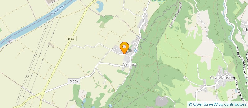 localisation de l'entreprise RC IMMOBILIER  VERNAS