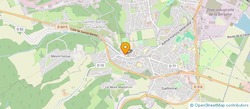 localisation de l'entreprise RC IMMOBILIER FRANCE  GAILLON