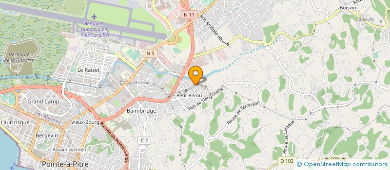 localisation de l'entreprise RC IMPACT  LES ABYMES