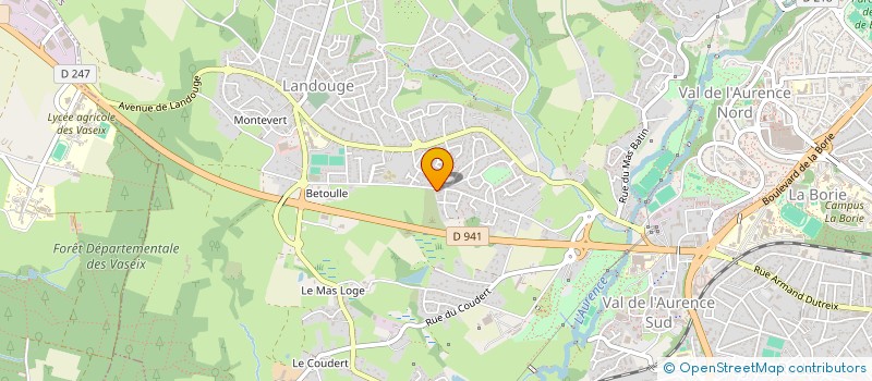 localisation de l'entreprise RC INVEST à LIMOGES