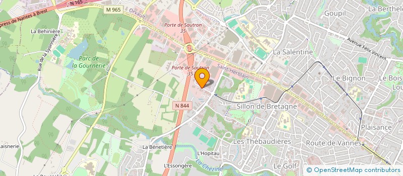 localisation de l'entreprise RC INVEST à SAINT-HERBLAIN