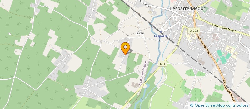 localisation de l'entreprise RC INVESTISSEMENT  GAILLAN-EN-MEDOC