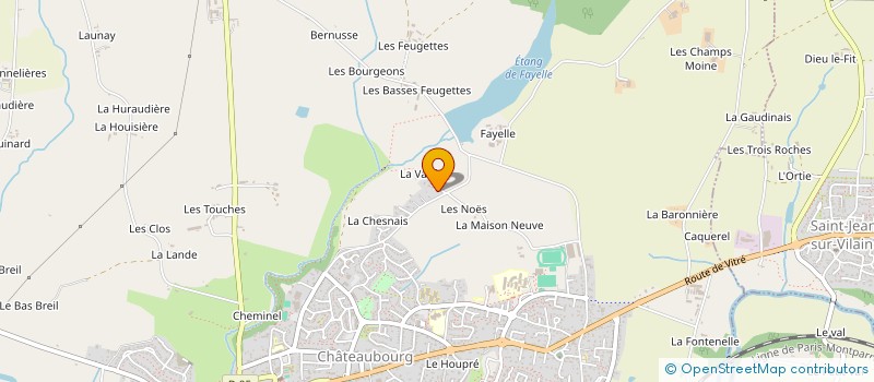 localisation de l'entreprise RC LAVAGE  CHATEAUBOURG