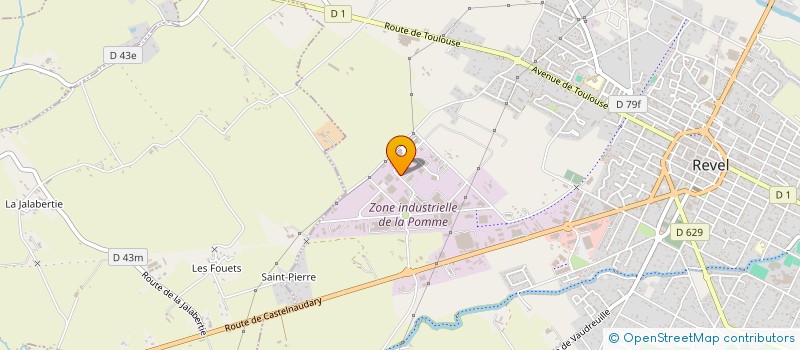 localisation de l'entreprise RC LE MANS  REVEL