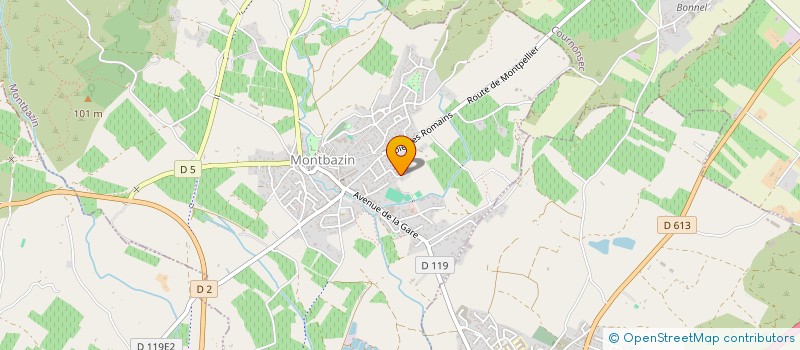 localisation de l'entreprise RC LOCATION  MONTBAZIN