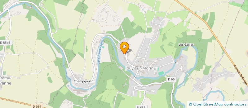 localisation de l'entreprise RC LOGISTIQUE  JOUY-SUR-MORIN