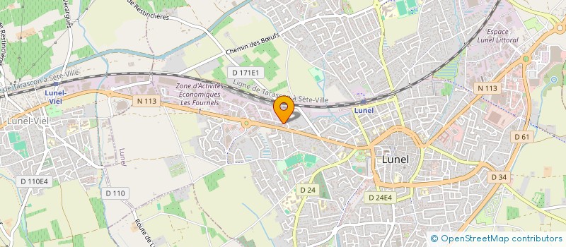 localisation de l'entreprise RC LUNEL à LUNEL