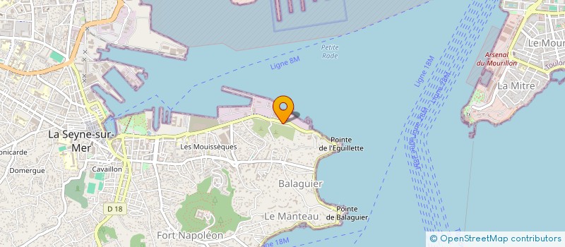 localisation de l'entreprise RC MARINE SERVICE MEDITERRANEE à LA SEYNE-SUR-MER