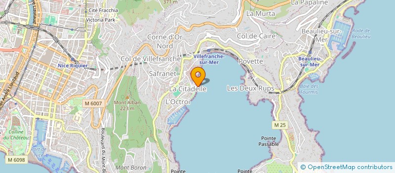localisation de l'entreprise RC MEDIACOM EUROPE à VILLEFRANCHE-SUR-MER