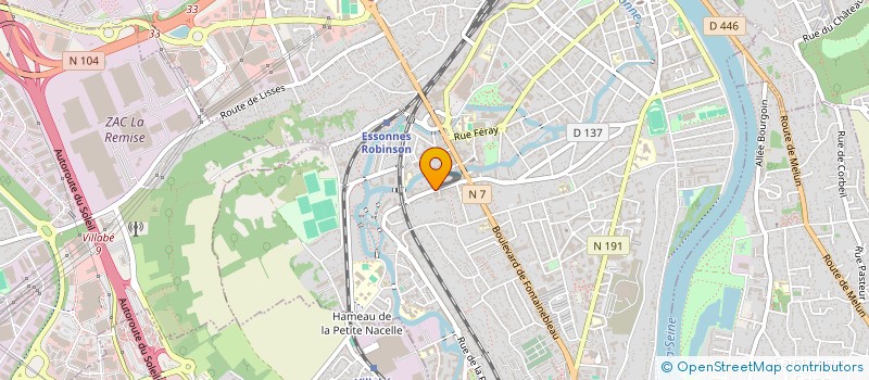 localisation de l'entreprise RC NETTOYAGE PRO  CORBEIL-ESSONNES